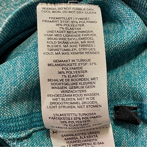 GYMSHARK Flex Cycling Shorts in Hydro Teal Marl - Picture 8 of 8